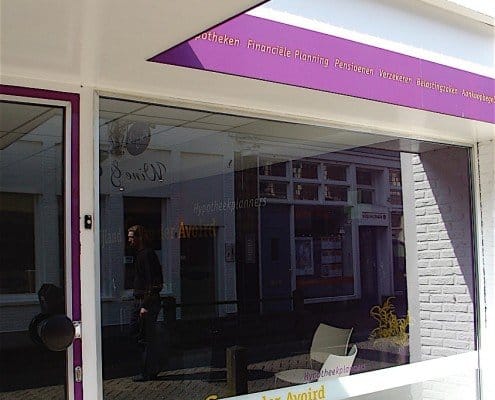 Hypotheekwinkel belettering