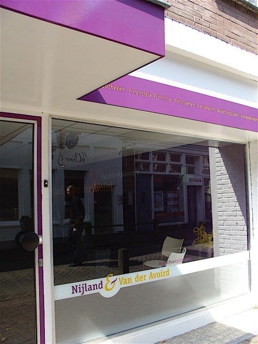 Hypotheekwinkel belettering