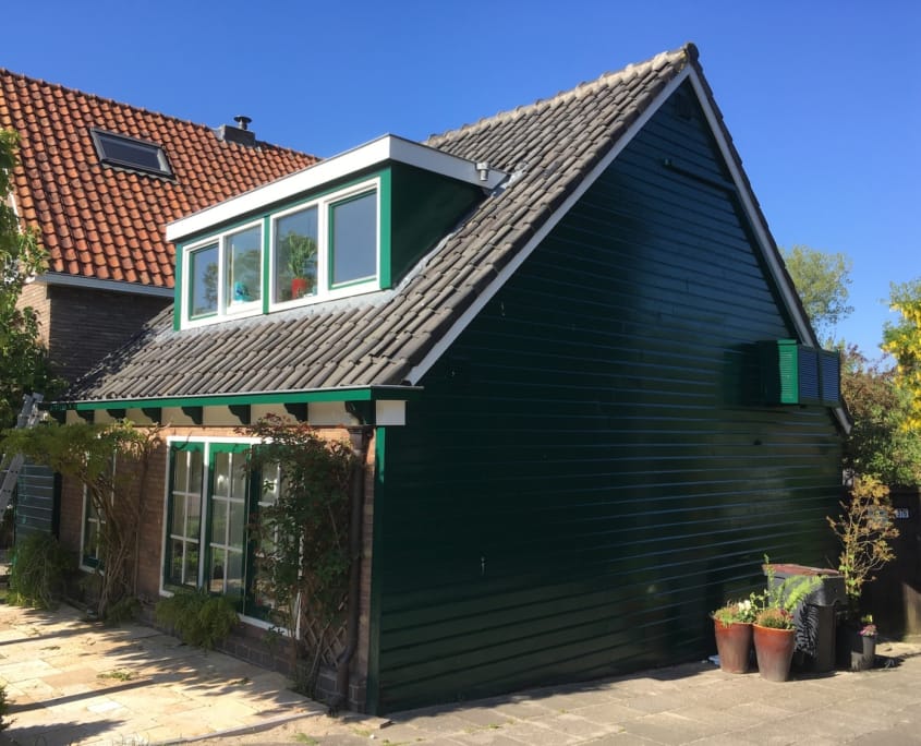 Zaans kleurenpalet Woning schilderen Badhoevedorp